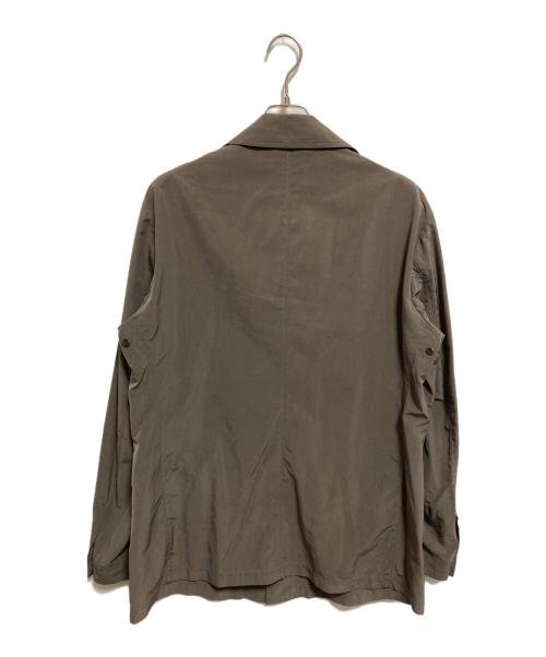 GIORGIO ARMANI（ジョルジョアルマーニ）GIORGIO ARMANI (ジョルジョアルマーニ) シルク混コート グレー サイズ:54の古着・服飾アイテム