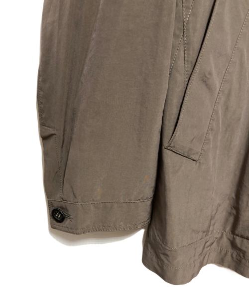 GIORGIO ARMANI（ジョルジョアルマーニ）GIORGIO ARMANI (ジョルジョアルマーニ) シルク混コート グレー サイズ:54の古着・服飾アイテム