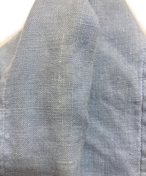 EMPORIO ARMANI（エンポリオ アルマーニ）EMPORIO ARMANI (エンポリオ アルマーニ) リネンプルオーバーシャツ ブルー サイズ:Lの古着・服飾アイテム