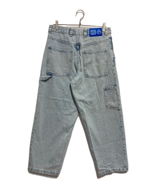 POLeR（ポーラー）POLeR (ポーラー) BIGBOYペインターバギーデニムパンツ ブルー サイズ:Sの古着・服飾アイテム