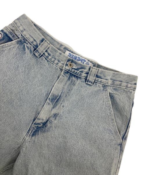 POLeR（ポーラー）POLeR (ポーラー) BIGBOYペインターバギーデニムパンツ ブルー サイズ:Sの古着・服飾アイテム
