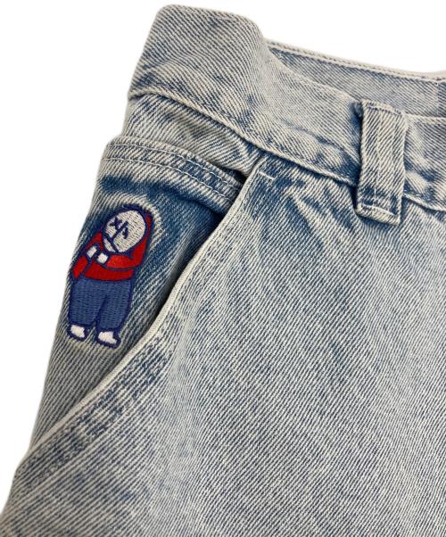 POLeR（ポーラー）POLeR (ポーラー) BIGBOYペインターバギーデニムパンツ ブルー サイズ:Sの古着・服飾アイテム