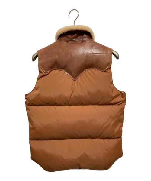 RockyMountainFeatherBed（ロッキーマウンテンフェザーベッド）RockyMountainFeatherBed (ロッキーマウンテンフェザーベッド) ダウンベスト ブラウン サイズ:SIZE 38の古着・服飾アイテム