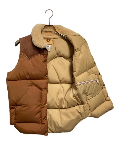 RockyMountainFeatherBed（ロッキーマウンテンフェザーベッド）RockyMountainFeatherBed (ロッキーマウンテンフェザーベッド) ダウンベスト ブラウン サイズ:SIZE 38の古着・服飾アイテム