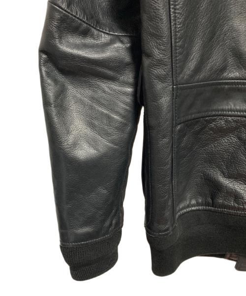 AMERICAN RAG CIE（アメリカンラグシー）AMERICAN RAG CIE (アメリカンラグシー) レザージャケット ブラック サイズ:1の古着・服飾アイテム