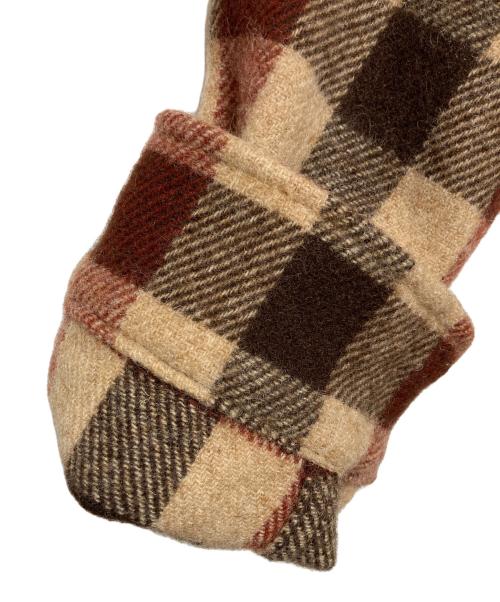 WOOLRICH（ウールリッチ）WOOLRICH (ウールリッチ) 70sウールチェックシャツ ベージュ サイズ:Sの古着・服飾アイテム