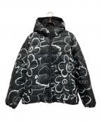 Desigualデシグアル）の古着「DAISYPADDED パッド入りショートオーバーコート」｜ブラック