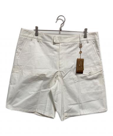 中古・古着通販】GUCCI (グッチ) ロゴチャームハーフパンツ ホワイト