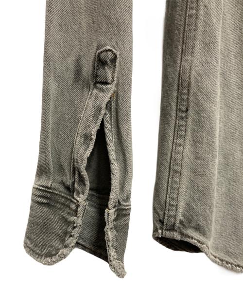 424（フォートゥーフォー）424 (フォートゥーフォー) デニムカーディガン グレー サイズ:Sの古着・服飾アイテム