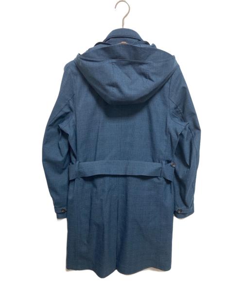 Norwegian Rain（ノルウェージャンレイン）Norwegian Rain (ノルウェージャンレイン) フーデッドトレンチコート ブルー サイズ:Sの古着・服飾アイテム