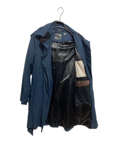Norwegian Rain（ノルウェージャンレイン）Norwegian Rain (ノルウェージャンレイン) フーデッドトレンチコート ブルー サイズ:Sの古着・服飾アイテム