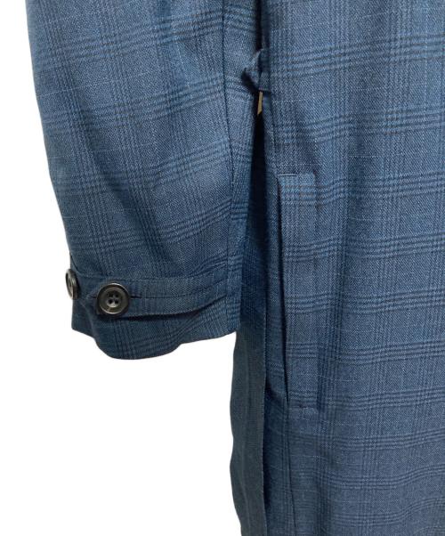 Norwegian Rain（ノルウェージャンレイン）Norwegian Rain (ノルウェージャンレイン) フーデッドトレンチコート ブルー サイズ:Sの古着・服飾アイテム