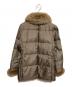 LEILIAN (レリアン) フォックスファー付ダウンコート カーキ サイズ:11：7000円