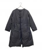 45rpm45アールピーエム）の古着「チャイナボタンダウンコート」｜ネイビー