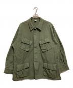 OVYオヴィー）の古着「Jungle Fatigue Duck Jacket」｜オリーブ