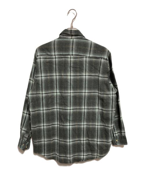 SEARS ROEBUCK（シアーズローバック）SEARS ROEBUCK (シアーズローバック) 90’S チェックシャツ グレー サイズ:Lの古着・服飾アイテム