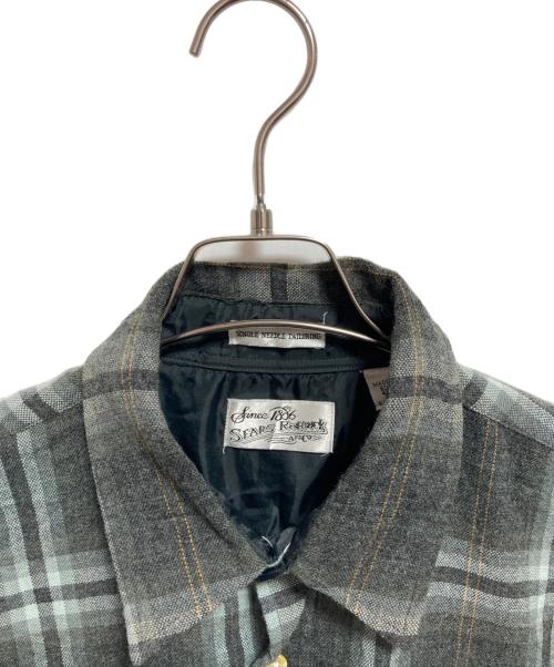 SEARS ROEBUCK（シアーズローバック）SEARS ROEBUCK (シアーズローバック) 90’S チェックシャツ グレー サイズ:Lの古着・服飾アイテム