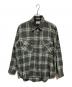 SEARS ROEBUCK（シアーズローバック）の古着「90’S チェックシャツ」｜グレー