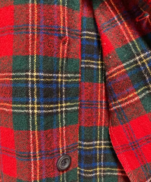 PENDLETON（ペンドルトン）PENDLETON (ペンドルトン) 80’S チェックボードシャツ レッド サイズ:Lの古着・服飾アイテム
