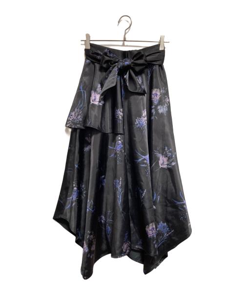 HARE（ハレ）HARE (ハレ) Autumnflowerウエストデザインスカート ブラック サイズ:FREE 未使用品の古着・服飾アイテム