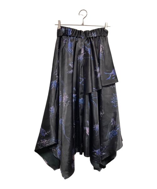 HARE（ハレ）HARE (ハレ) Autumnflowerウエストデザインスカート ブラック サイズ:FREE 未使用品の古着・服飾アイテム