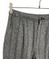 中古・古着 INDIVI (インディヴィ) ストライプ柄ワイドパンツ グレー サイズ:36：6000円