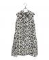 FRED PERRY (フレッドペリー) WOMEN PRINT SLEEVELESS DRESS アイボリー サイズ:10 未使用品：5000円
