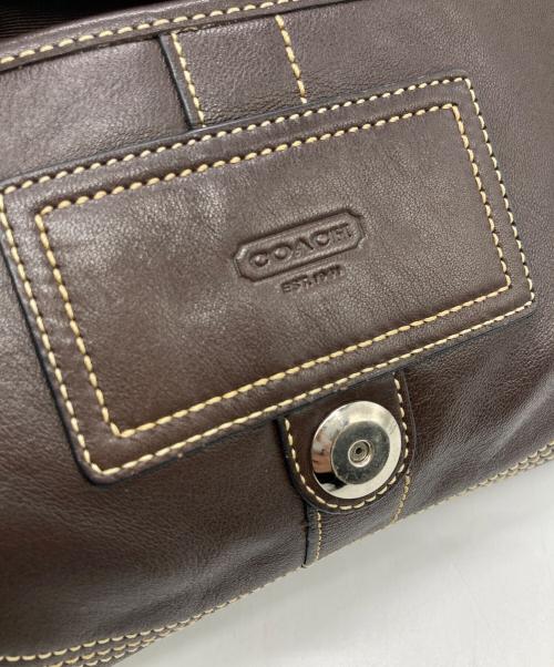COACH（コーチ）COACH (コーチ) SOHO ミニハンドバッグ ブラウンの古着・服飾アイテム