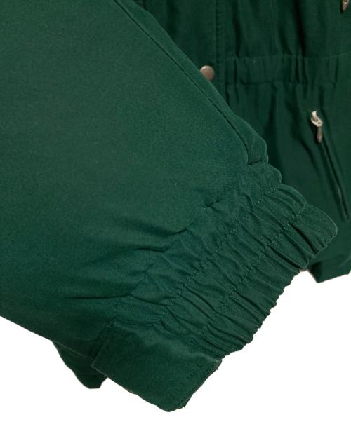 Eddie Bauer（エディーバウアー）Eddie Bauer (エディーバウアー) ファーダウンコート グリーン サイズ:XSの古着・服飾アイテム