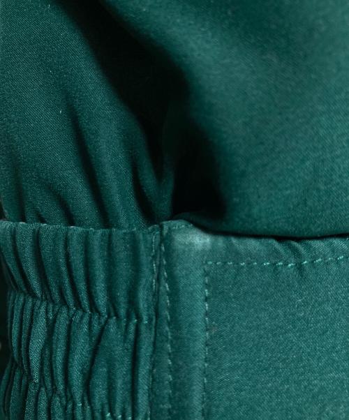 Eddie Bauer（エディーバウアー）Eddie Bauer (エディーバウアー) ファーダウンコート グリーン サイズ:XSの古着・服飾アイテム