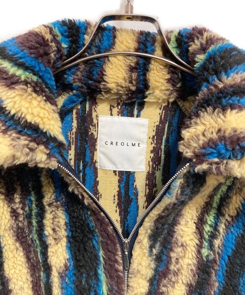 CREOLME（クレオルム）CREOLME (クレオルム) ボアジャケット マルチカラー サイズ:FREEの古着・服飾アイテム