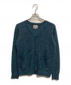 The Duffer of ST.Georgeザ ダファーオブセントジョージ）の古着「ニットカーディガン」｜ブルー