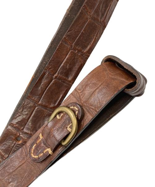 HENRY BEGUELIN（エンリーベグリン）HENRY BEGUELIN (エンリーベグリン) レザーショルダーバッグ ベージュの古着・服飾アイテム