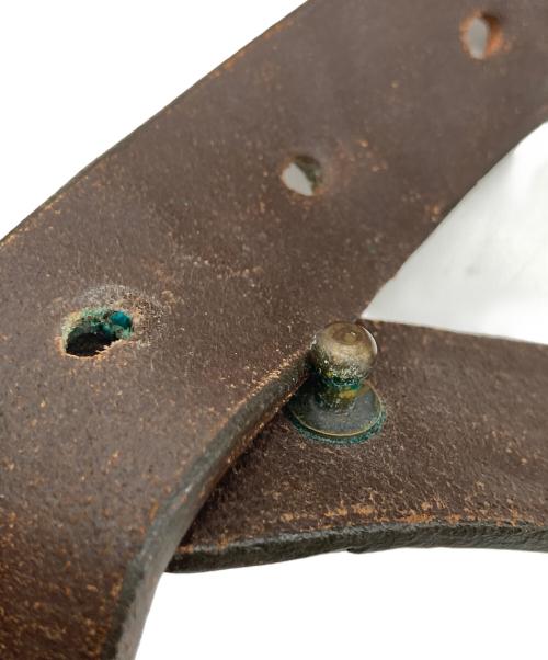 HENRY BEGUELIN（エンリーベグリン）HENRY BEGUELIN (エンリーベグリン) レザーショルダーバッグ ベージュの古着・服飾アイテム