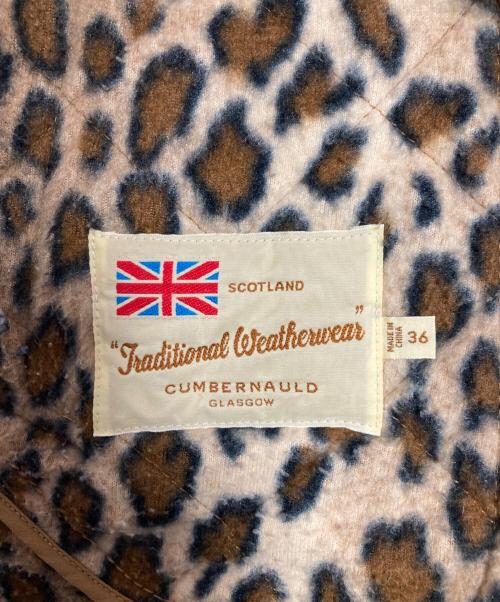 Traditional Weatherwear（トラディショナルウェザーウェア）Traditional Weatherwear (トラディショナルウェザーウェア) キルティングコート ベージュ サイズ:36の古着・服飾アイテム