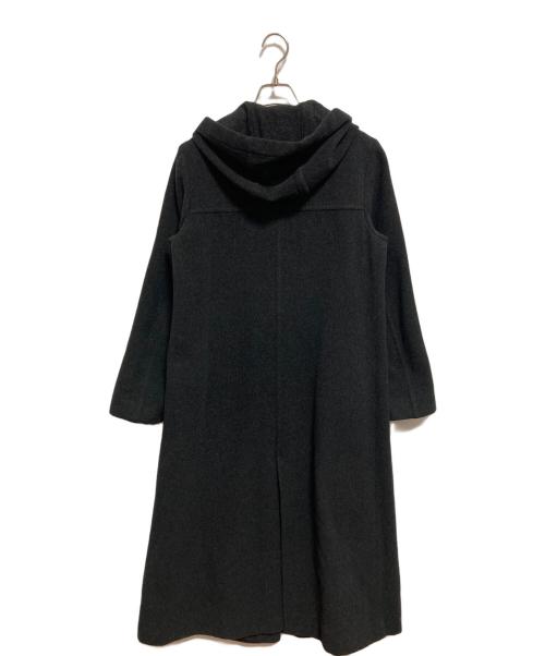 BURBERRY BLUE LABEL（バーバリー ブルー レーベル）BURBERRY BLUE LABEL (バーバリーロンドンブルーレーベル) フーデッドメルトンコート グレー サイズ:38の古着・服飾アイテム