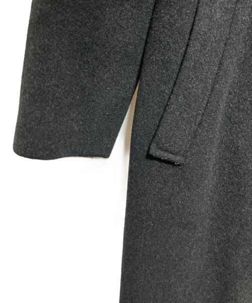 BURBERRY BLUE LABEL（バーバリー ブルー レーベル）BURBERRY BLUE LABEL (バーバリーロンドンブルーレーベル) フーデッドメルトンコート グレー サイズ:38の古着・服飾アイテム