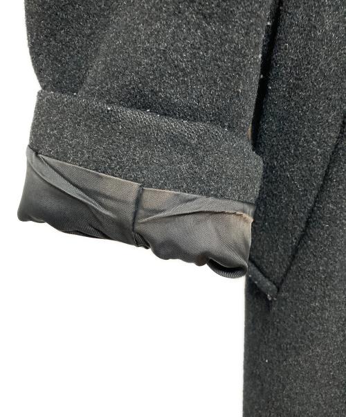 BURBERRY BLUE LABEL（バーバリー ブルー レーベル）BURBERRY BLUE LABEL (バーバリーロンドンブルーレーベル) フーデッドメルトンコート グレー サイズ:38の古着・服飾アイテム