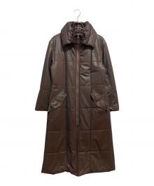 WIND COAT（ウィンドコート）の古着「中綿コート」｜ブラウン