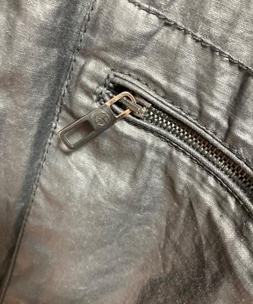 GIORGIO ARMANI（ジョルジョアルマーニ）GIORGIO ARMANI (ジョルジョアルマーニ) 加工ロングコート ネイビー サイズ:52の古着・服飾アイテム