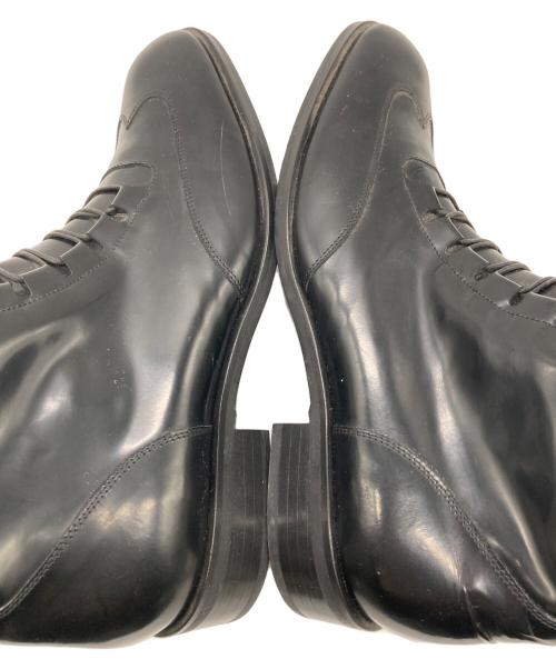 EMPORIO ARMANI（エンポリオ アルマーニ）EMPORIO ARMANI (エンポリオアルマーニ) サイドジップブーツ ブラック サイズ:43の古着・服飾アイテム
