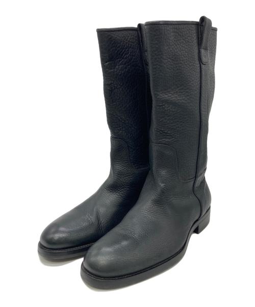 GIORGIO ARMANI（ジョルジョアルマーニ）GIORGIO ARMANI (ジョルジョアルマーニ) エンジニアブーツ ブラック サイズ:43の古着・服飾アイテム