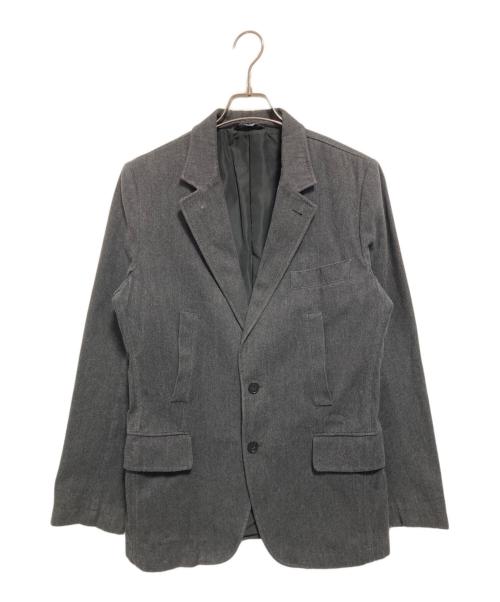 DOLCE & GABBANA（ドルチェ＆ガッバーナ）DOLCE & GABBANA (ドルチェ＆ガッバーナ) ヘリンボーン2Bジャケット グレー サイズ:48の古着・服飾アイテム