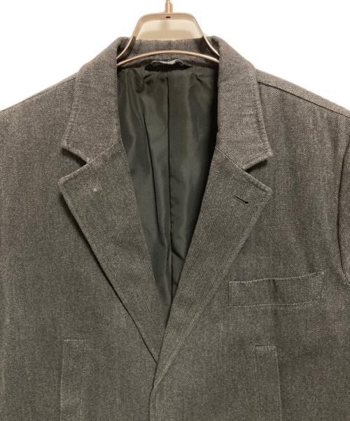 DOLCE & GABBANA（ドルチェ＆ガッバーナ）DOLCE & GABBANA (ドルチェ＆ガッバーナ) ヘリンボーン2Bジャケット グレー サイズ:48の古着・服飾アイテム