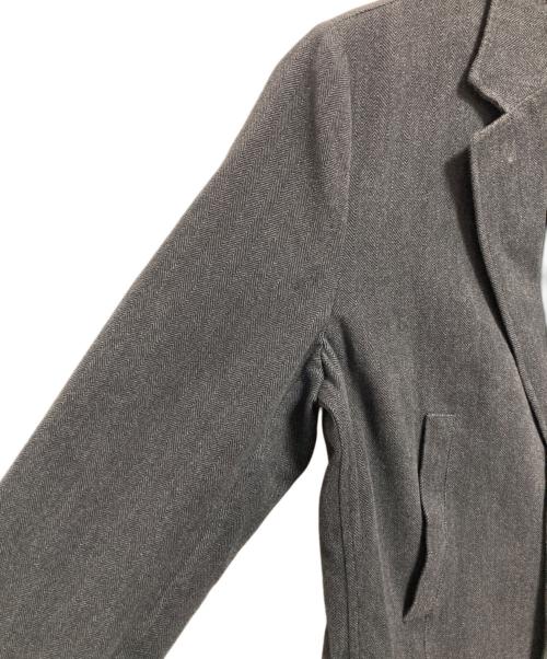 DOLCE & GABBANA（ドルチェ＆ガッバーナ）DOLCE & GABBANA (ドルチェ＆ガッバーナ) ヘリンボーン2Bジャケット グレー サイズ:48の古着・服飾アイテム