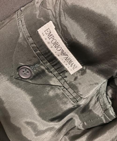 EMPORIO ARMANI（エンポリオアルマーニ）EMPORIO ARMANI (エンポリオアルマーニ) 3Bセットアップスーツ ブラック サイズ:52の古着・服飾アイテム