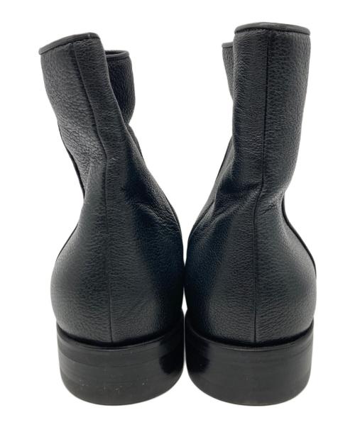 GIORGIO ARMANI（ジョルジョアルマーニ）GIORGIO ARMANI (ジョルジョアルマーニ) サイドジップブーツ ブラック サイズ:43の古着・服飾アイテム