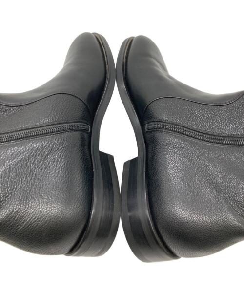 GIORGIO ARMANI（ジョルジョアルマーニ）GIORGIO ARMANI (ジョルジョアルマーニ) サイドジップブーツ ブラック サイズ:43の古着・服飾アイテム