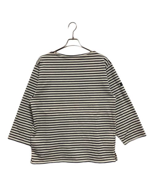 OUTIL（ウティ）OUTIL (ウティ) バスクシャツ ホワイト×ネイビー サイズ:SIZE 2の古着・服飾アイテム