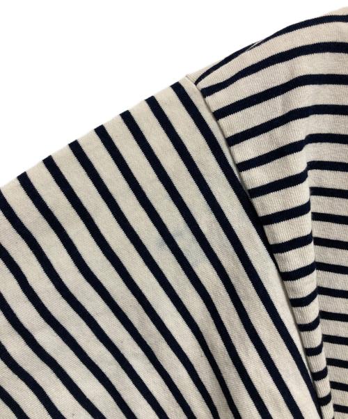 OUTIL（ウティ）OUTIL (ウティ) バスクシャツ ホワイト×ネイビー サイズ:SIZE 2の古着・服飾アイテム